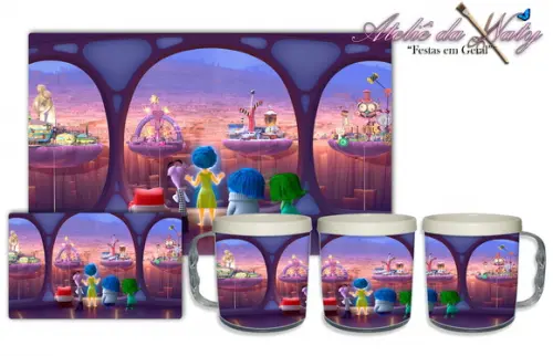 Jogo Americano com Caneca-Divertidamente
