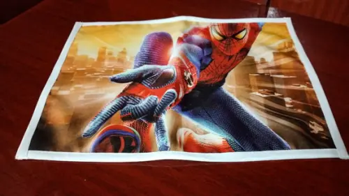 Jogo Americano em tecido - Homem Aranha