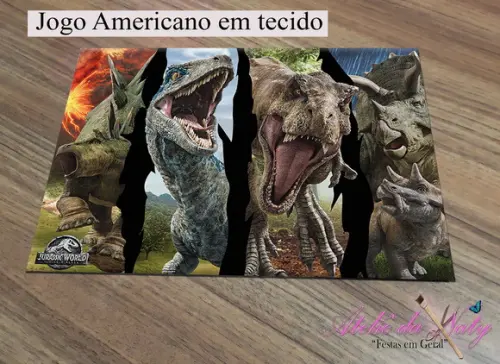 Jogo Americano em tecido - Jurassic World