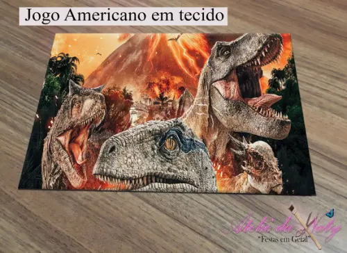 Jogo Americano em tecido - Jurassic World