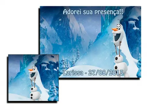 Jogo Americano Frozen