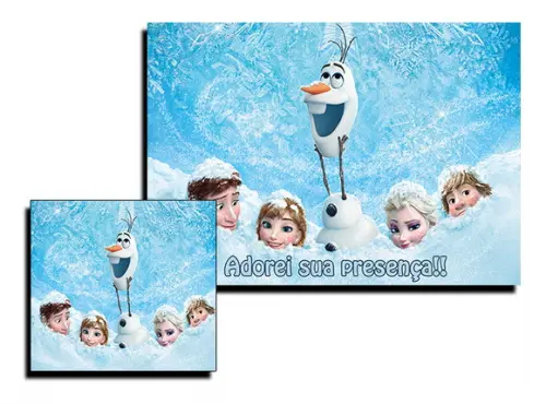 Jogo Americano Frozen