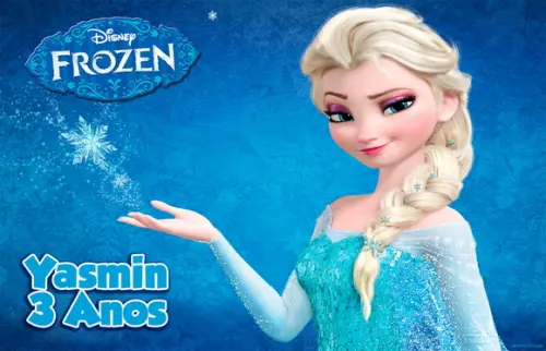 Jogo Americano Personalizado - Frozen