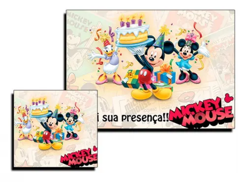 Jogo Americano Turma Do Mickey