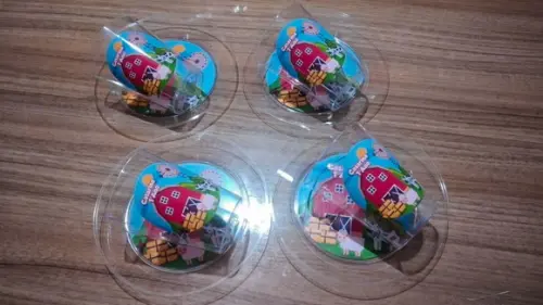 Kit Copo e Pratinho Acrílico - Fazendinha
