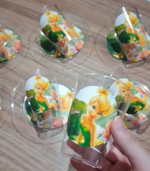 Kit Copo e Pratinho Acrílico - Tinkerbell