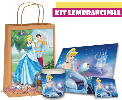 Kit Lembrancinha - Cinderella