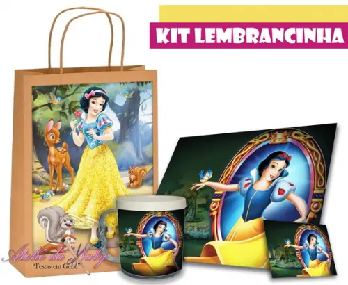 Kit Lembrancinha - Branca de neve
