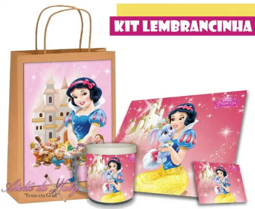 Kit Lembrancinha - Branca de Neve