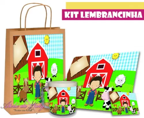 Kit Lembrancinha - Fazendinha