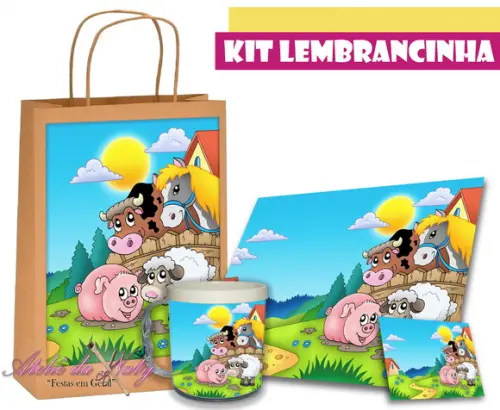 Kit Lembrancinha - Fazendinha
