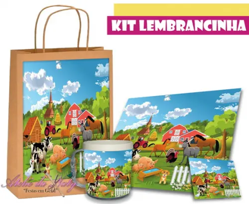 Kit Lembrancinha - Fazendinha