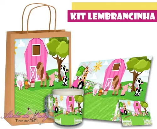 Kit Lembrancinha - Fazendinha