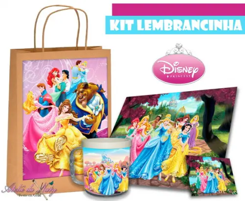 Kit Lembrancinha - Princesas