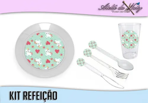 Kit Refeição - Unicórnio