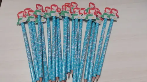 Lápis Personalizado - Pequena Sereia
