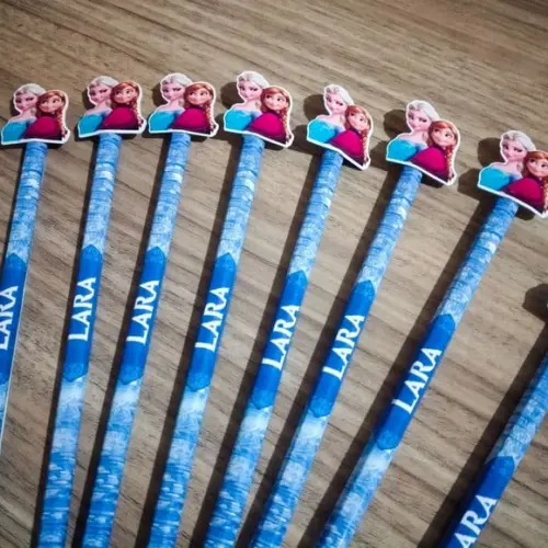 Lápis Personalizado 3d - Frozen