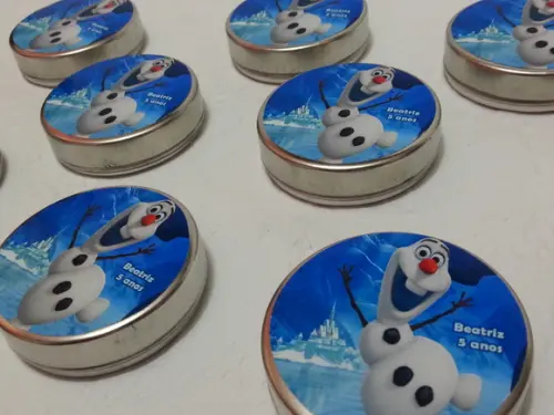 Latinhas - Olaf Frozen