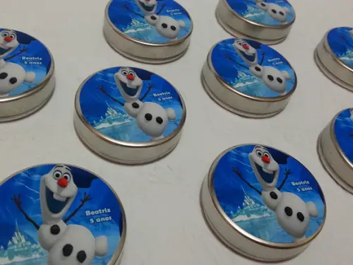 Latinhas - Olaf Frozen