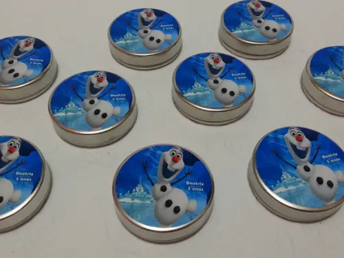 Latinhas - Olaf Frozen