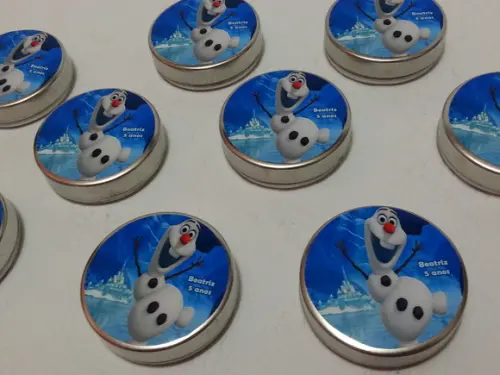 Latinhas - Olaf Frozen