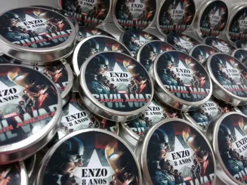 Latinhas Personalizadas - Guerra Civil