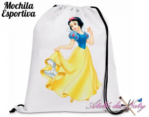 Mochila Esportiva - Branca de Neve