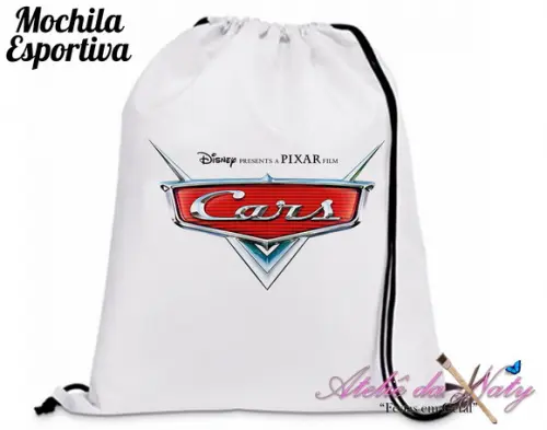Mochila Esportiva - Carros