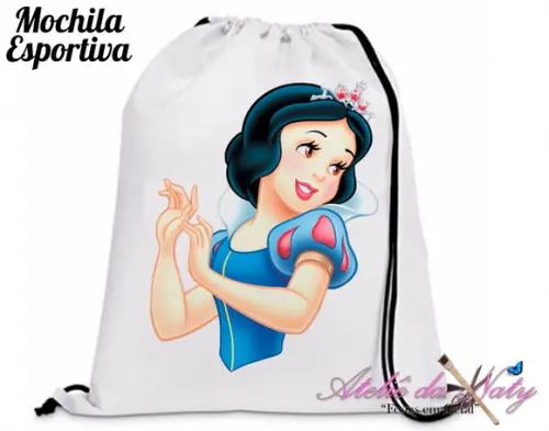 Mochila Esportiva - Branca de Neve