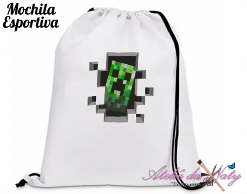 Mochila Esportiva - Minecraft