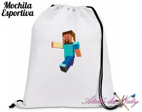 Mochila Esportiva - Minecraft