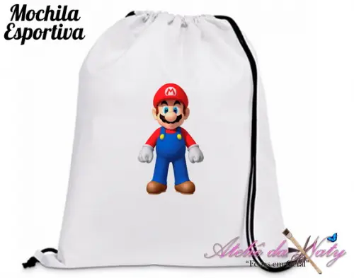 Mochila Esportiva - Mario Bros