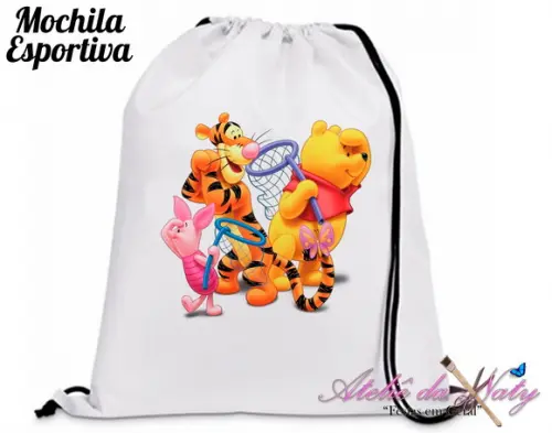 Mochila Esportiva - Pooh