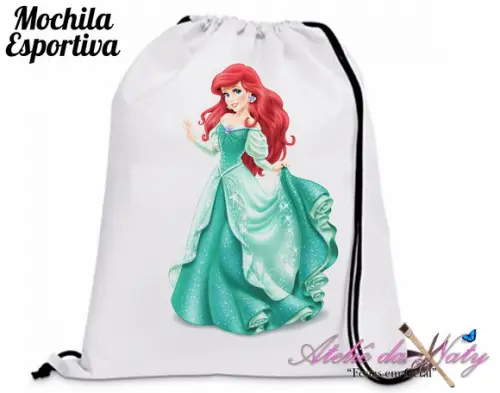 Mochila Esportiva - Pequena Sereia