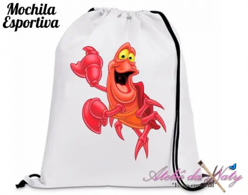 Mochila Esportiva - Pequena Sereia