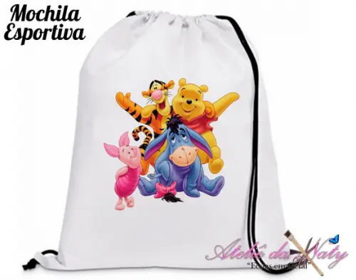 Mochila Esportiva - Pooh