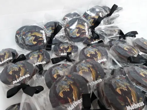Pirulito de Chocolate - Jurassic World