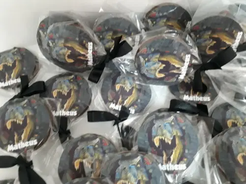 Pirulito de Chocolate - Jurassic World