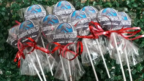 Pirulito de Chocolate - Jurassic World