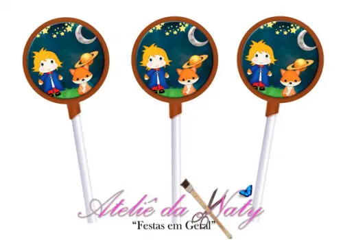 Pirulito de chocolate - Pequeno Príncipe