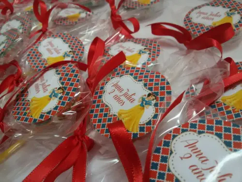 Pirulito personalizado - Branca de Neve