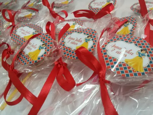 Pirulito personalizado - Branca de Neve