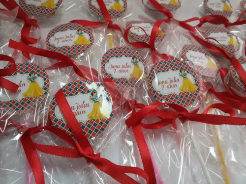 Pirulito personalizado - Branca de Neve
