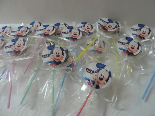 Pirulito Personalizado - Mickey
