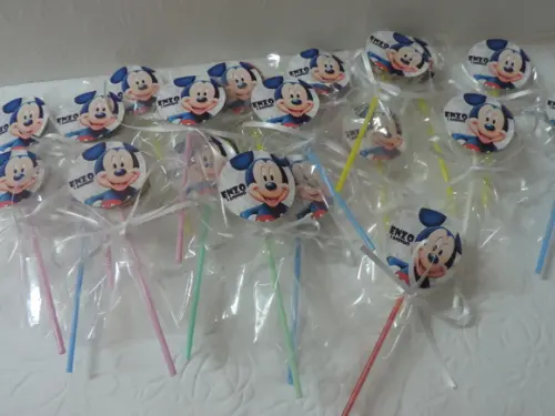 Pirulito Personalizado - Mickey