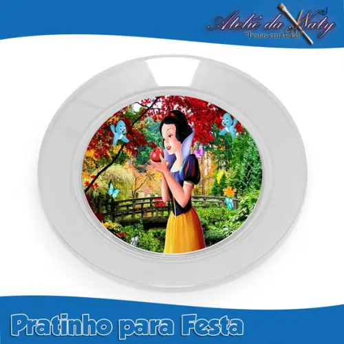 Pratinho para Festas - Branca de Neve