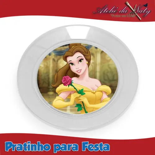 Pratinho para Festas - Bela e a Fera