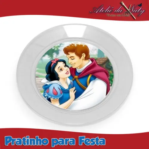 Pratinho para Festas - Branca de Neve