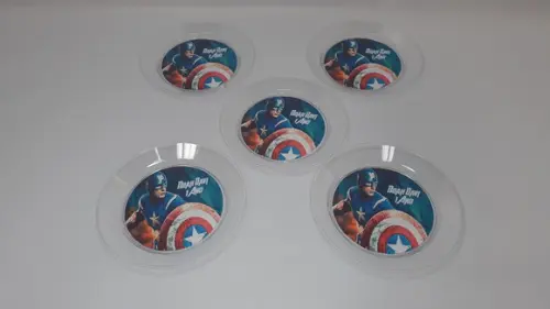Pratinho para Festas - Capitão Marvel