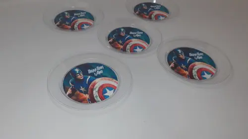 Pratinho para Festas - Capitão Marvel